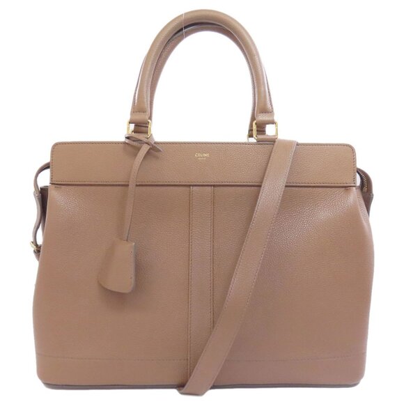 CELINE Beige Leather Tote Bag - Picture 11 of 11